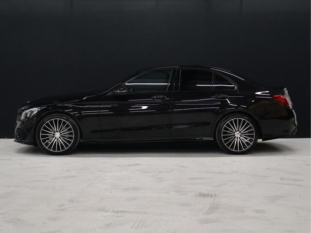 Mercedes-Benz C-KLASSE 200 AMG Sport Night pakket [CAMERA, VOL LEDER, LEDVERLICHTING, STOELVERWARMING, PDC V+A, BLUETOOTH, CRUISE, CLIMATE, NIEUWSTAAT]