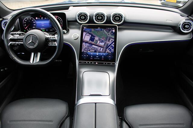 Mercedes-Benz C-KLASSE Estate 300e AMG Line NIGHT PAKKET LEDER HEAD-UP KEY-LESS GO 360-CAMERA TREKHAAK