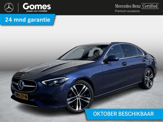 Mercedes-Benz C-KLASSE 180 Star Edition Luxury | Panoramadak | DISTRONIC Afstandsassistent | Dodehoekassistent | Donkergetint Glas Achter | Apple CarPlay | Android Auto | Elektrisch Verstelbare Stoelen + Memory | Stoelverwarming | Sfeerverlichting