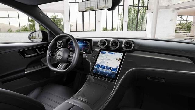 Mercedes-Benz C-KLASSE 180 Business Solution AMG | Panoramaschuifdak | Burmester | Nightpakket | 360°-camera | Dodehoekassistent |