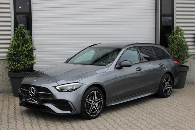 Mercedes-Benz C-KLASSE 300 e AMG Estate Pano | Trekhaak | Dodehoekassistent | Sfeerverlichting | Camera | Carplay | Spiegelpakket