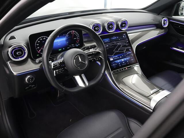 Mercedes-Benz C-KLASSE Estate 300 e AMG Line | Panoramadak | Night | Sfeerverlichting |Stoelverwarming | Alarm |