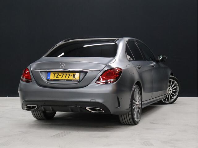 Mercedes-Benz C-KLASSE 180 AMG Sport [SCHUIFKANTELDAK, SFEERVERLICHTING, APPLE CARPLAY, ANDROID, CAMERA, STOELVERWARMING, VOL LEDER, CRUISE, CLIMATE, NIEUWSTAAT]