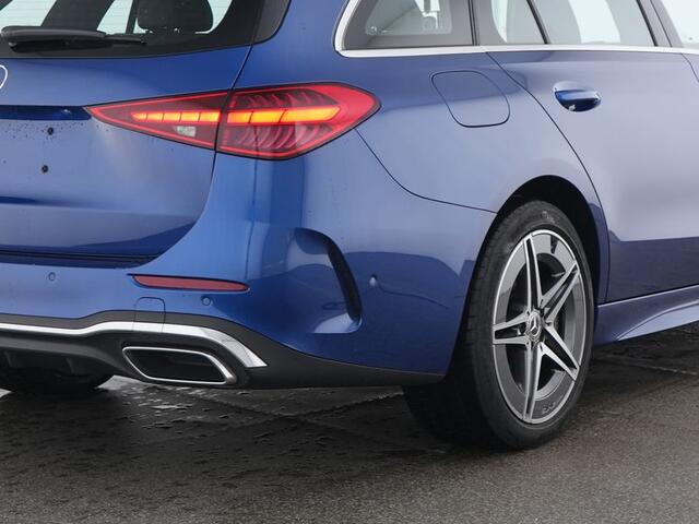 Mercedes-Benz C-KLASSE Estate 300 e AMG Plug-In Hybride Edition AMG-Line | Panorama Schuif-Kanteldak | Alarm Klasse 3 |360° camera | Stuur en Stoelverwarming. Inclusief 24 maanden Mercedes-Benz Certified garantie voor Europa.