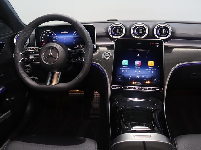 Mercedes-Benz C-KLASSE 300e Business Solution AMG | Panoramaschuifdak | Comfort plus | DIGITAL light | Night | 360 camera | Trekhaak