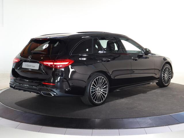 Mercedes-Benz C-KLASSE Estate 300e Business Solution AMG | Panoramaschuifdak | Rijassistentiepakket Plus | Trekhaak | Burmester | DIGITAL LIGHT | Night