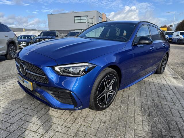 Mercedes-Benz C-KLASSE Estate 300 e 4MATIC AMG Premium Line Pano/dak, distronic, memory, leer, night, etc etc