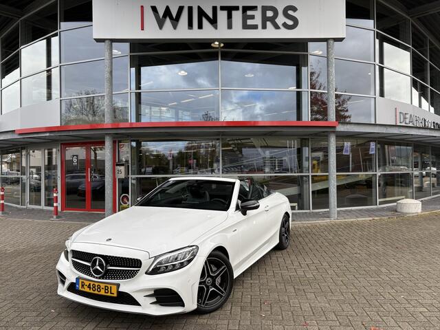 Mercedes-Benz C-KLASSE Cabrio 200 AMG Premium Plus Pack Stoelverwarming | Massagestoelen | Burmester | Leder-alcantara | Navi | Camera