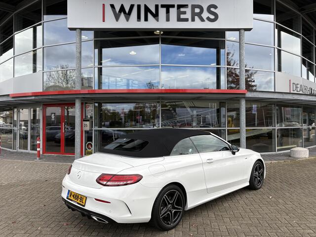 Mercedes-Benz C-KLASSE Cabrio 200 AMG Premium Plus Pack Stoelverwarming | Massagestoelen | Burmester | Leder-alcantara | Navi | Camera