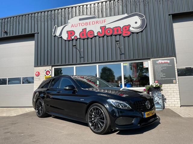 Mercedes-Benz C-KLASSE C43 AMG, 4MATIC, Burmester, LED, Carbon, DAB, Trekhaak, 1e eigenaar!