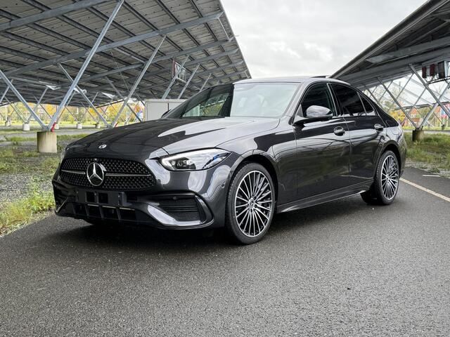 Mercedes-Benz C-KLASSE 300e Business Solution AMG | Night | Panoramaschuifdak | DIGITAL LIGHT | 19" multispaaks Velgen | 360° camera | Dodehoekassistent |