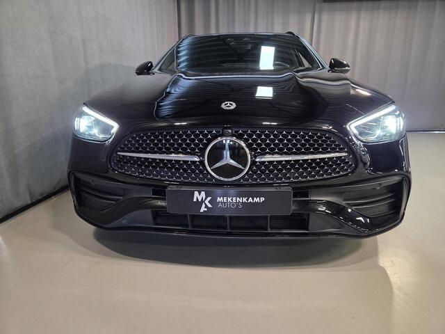 Mercedes-Benz C-KLASSE Estate 300 e AMG Line 18"/Trekhaak/Adaptieve cruise/LED/Stoelverwarming/Camera/Elektrische klep/Dodehoek/Sfeerverlichting