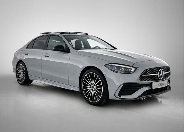 Mercedes-Benz C-KLASSE 300 e Business Solution AMG | Premium Plus pakket | Trekhaak | Nightpakket | Stoelventilatie voor | Sierdelen essenhout bruin | Nappaleder | Head-up display | 360°-camera | USB-pakket plus |