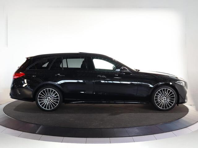 Mercedes-Benz C-KLASSE Estate 300e Business Solution AMG | Panoramaschuifdak | Rijassistentiepakket Plus | Trekhaak | Burmester | DIGITAL LIGHT | Night