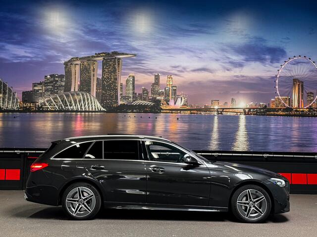 Mercedes-Benz C-KLASSE Estate C300 e AMG |Massage|Trekhaak|Stoelventilatie|HUD|Panorama