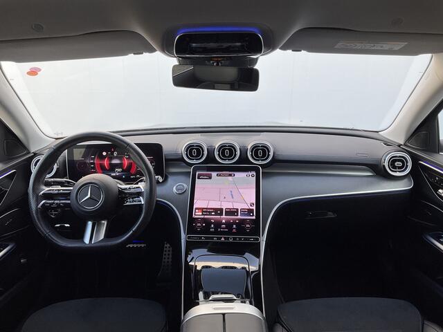 Mercedes-Benz C-KLASSE 220 D AMG Line Stoel.electr.Verw Sfeerverl, Hybride Nieuwstaat Grafietgrijs metalliclak