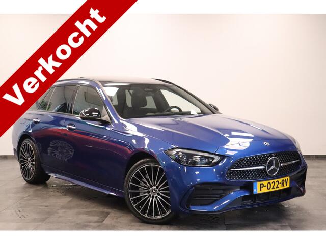 Mercedes-Benz C-KLASSE Estate 300 e AMG Line Panorama Memorie Stoelen Sfeerverlichting Head up 24 maanden garantie mogelijk (*vraag naar de voorwaarden)