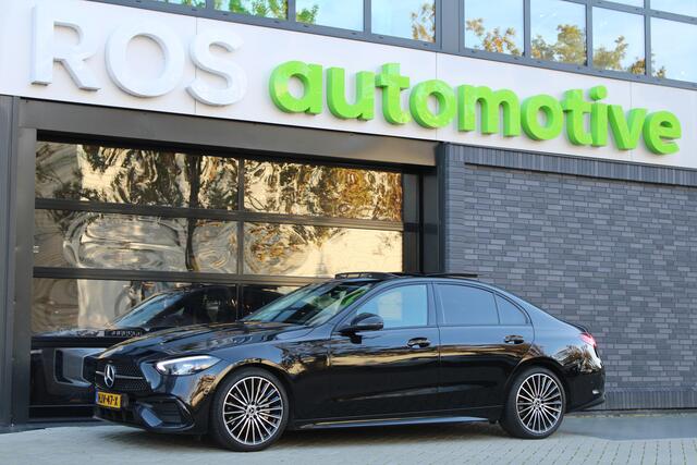 Mercedes-Benz C-KLASSE 200 AMG Line | PANO | SFEER | CARPLAY | STOELVERWARMING | 19 INCH |