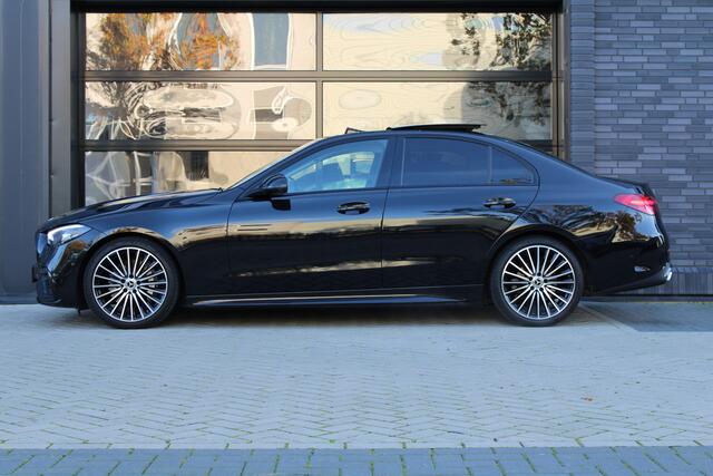 Mercedes-Benz C-KLASSE 200 AMG Line | PANO | SFEER | CARPLAY | STOELVERWARMING | 19 INCH |