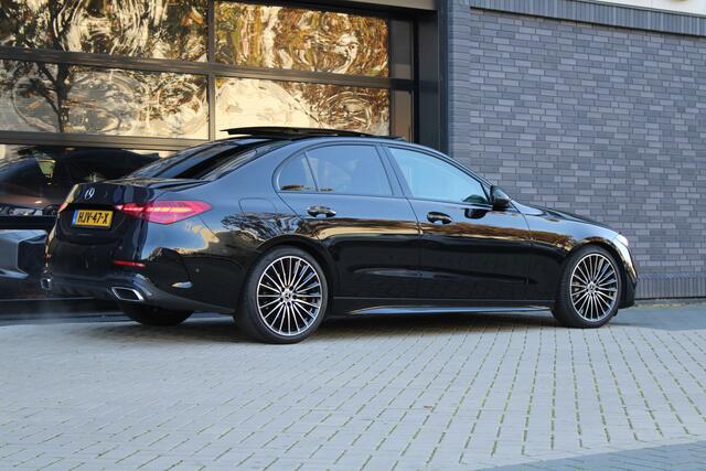 Mercedes-Benz C-KLASSE 200 AMG Line | PANO | SFEER | CARPLAY | STOELVERWARMING | 19 INCH |
