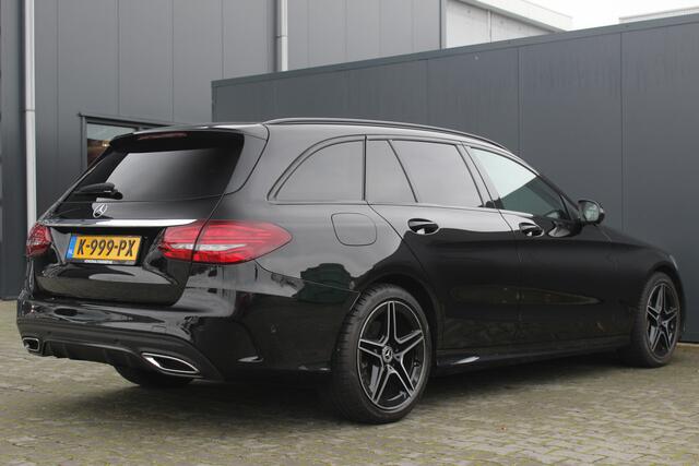 Mercedes-Benz C-KLASSE Estate 200 Business Solution AMG 184pk | Incl. 12 maanden garantie 1e Eigenaar | 360 Camera | Stoelverwarming | Apple Carplay | Sportstoelen Leer | LED verlichting | Zwarte hemel | Elektr. kofferbak | Navigatie | Cruise control | Virtual cockpit | Bomvoll