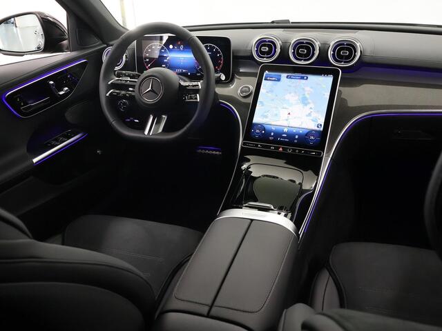 Mercedes-Benz C-KLASSE Estate 180 Business Solution AMG | Panoramadak | 19-Inch | Trekhaak | Digital Light | Night pakket | Memory pakket | Stoelverwarming