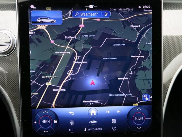 Mercedes-Benz C-KLASSE Estate 300 e AMG Plug-In Hybride AMG Line | Night Pakket | Panorama Schuif-Kanteldak | Alarm Klasse 3 | KeyLess-Go | Easy Pack Achterklep. Inclusief 48 maanden Mercedes-Benz Certified garantie voor Europa.