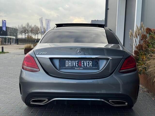 Mercedes-Benz C-KLASSE 200 Bns Sol. AMG M19 PANO SFEER NAVI SPORTVELGEN LED