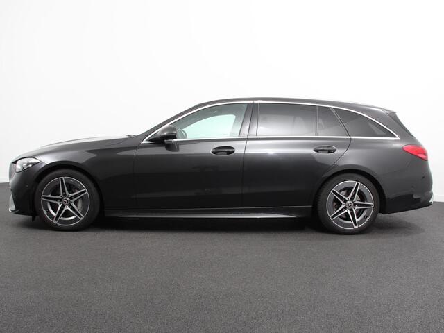 Mercedes-Benz C-KLASSE Estate 200 AMG Line | Climate control | Achteruitrijcamera | Wegklapbare trekhaak | Navigatie | Dodehoek assistent | LED | Sfeerverlichting | Adaptieve cruise control | Verwarmde voorstoelen | Elektrische kofferbak