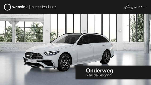 Mercedes-Benz C-KLASSE Estate 300 e AMG Line | head-up display | Trekhaak | Memory Seats | Panoramaschuifdak |