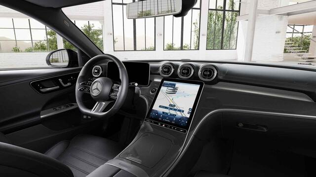 Mercedes-Benz C-KLASSE Estate 300 e AMG Line | head-up display | Trekhaak | Memory Seats | Panoramaschuifdak |