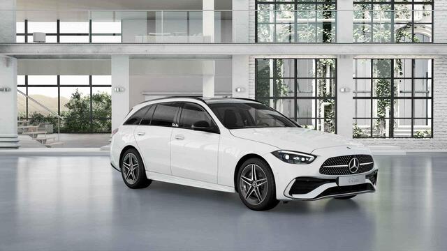 Mercedes-Benz C-KLASSE Estate 300 e AMG Line | head-up display | Trekhaak | Memory Seats | Panoramaschuifdak |