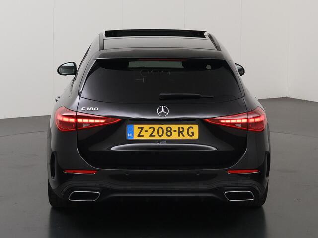 Mercedes-Benz C-KLASSE Estate 180 AMG NIGHT | Panoramadak | Stoelmemory | 360 camera | Elektrische Achterklep | Apple Carplay | Keyless Entry |