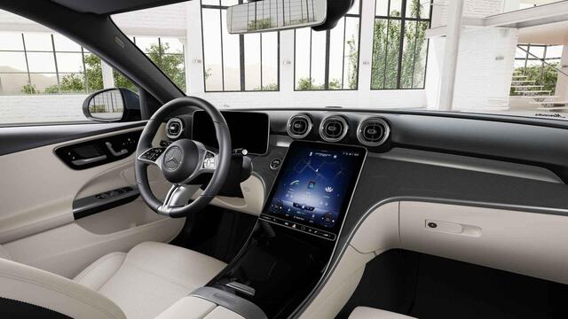 Mercedes-Benz C-KLASSE Estate 200 Luxury Line | Memory | Sfeerverlichting | Digital Light | 360 graden camera | Beige interieur | Stoelverwarming |