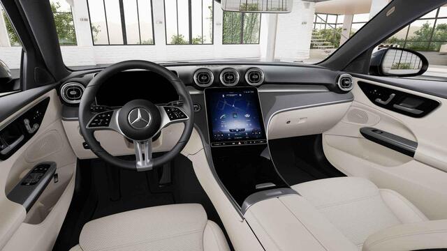 Mercedes-Benz C-KLASSE Estate 200 Luxury Line | Memory | Sfeerverlichting | Digital Light | 360 graden camera | Beige interieur | Stoelverwarming |