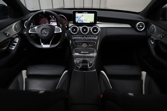 Mercedes-Benz C-KLASSE Estate AMG 63 S | 510PK | Head-up | Keyless-go | Burmester | Carbon | Memory | Sfeerverlichting | ILS | Distronic | Trekhaak | 2017.