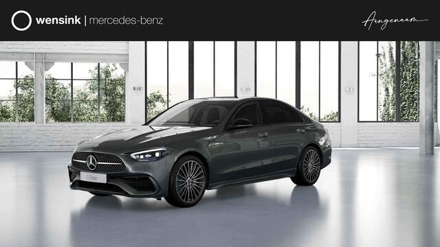 Mercedes-Benz C-KLASSE 300e Business Solution AMG | Panoramaschuifdak | 360 camera | Night pakket | DIGITAL LIGHT | Stoelverwarming