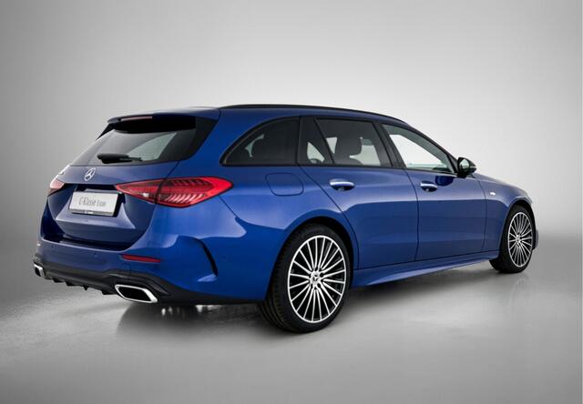 Mercedes-Benz C-KLASSE Estate 300 e Business Solution AMG | Trekhaak | Nightpakket | AMG Line Premium Plus | 360°-camera | Head-up display | Antidiefstalpakket GUARD 360° Plus | KEYLESS GO-comfortpakket | EASY PACK achterklep |