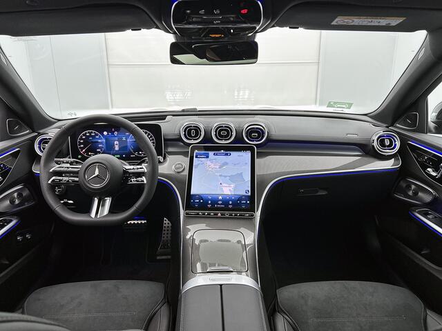 Mercedes-Benz C-KLASSE Estate 300 e Business Solution AMG | Trekhaak | Nightpakket | AMG Line Premium Plus | 360°-camera | Head-up display | Antidiefstalpakket GUARD 360° Plus | KEYLESS GO-comfortpakket | EASY PACK achterklep |