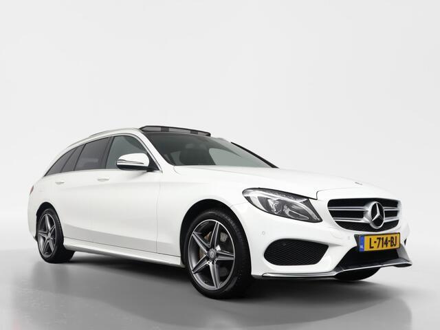 Mercedes-Benz C-KLASSE Estate 200 AMG 184 PK | Panorama | Leer | Elekt.Klep | PDC + Camera | Trekhaak | App Connect - RIJKLAAR