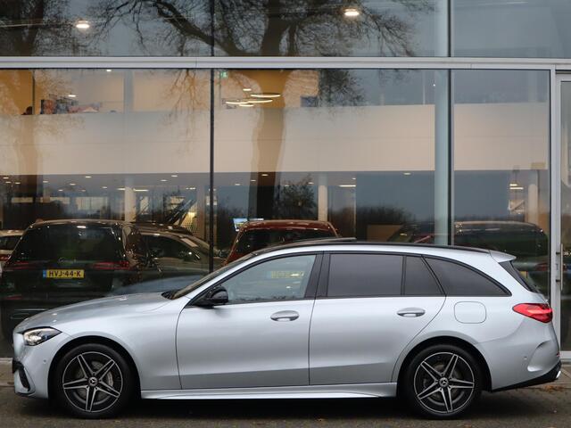 Mercedes-Benz C-KLASSE Estate 300 e AMG Line | Panoramadak | Navigatie | 360 camera | HUD | Trekhaak | Panoramadak | Memory Seats | Automaat