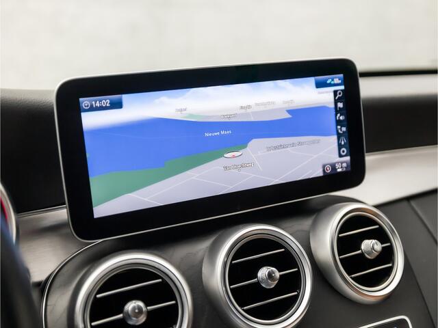 Mercedes-Benz C-KLASSE 200 AMG Sport 184Pk Automaat (GROOT NAVI, CAMERA, GETINT GLAS, BRUIN LEDER, ELEK SPORTSTOELEN, STOELVERWARMING, ZWART HEMEL, GETINT GLAS, NIEUWSTAAT)