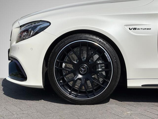 Mercedes-Benz C-KLASSE Estate AMG 63 | Burmester | Geheugenstoelen | Sportuitlaat | Designo Kleur | Kruisspaak Velgen | Adapt. Cruise Control | Alcantara Stuurwiel | Rijklaarprijs!