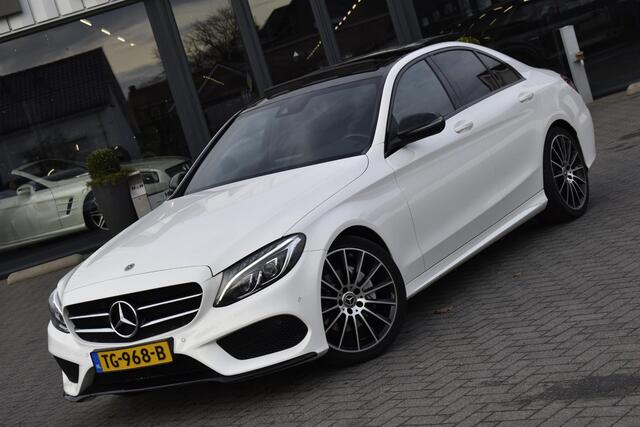 Mercedes-Benz C-KLASSE 180 AMG NIGHT PANORAMADAK 19 inch