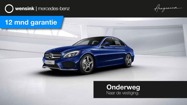 Mercedes-Benz C-KLASSE 180 Business Solution | AMG | Panoramadak | Lederen bekleding | Achteruitrijcamera | High Performance koplampen | Navigatie |