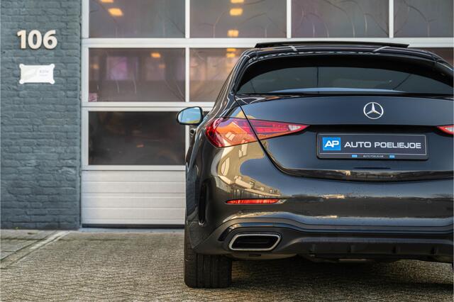 Mercedes-Benz C-KLASSE Estate 300 e AMG Line Pano, Leder, 18LM, 360 Camera, Navi, Alarm, Elec Stoelen , MBUX,