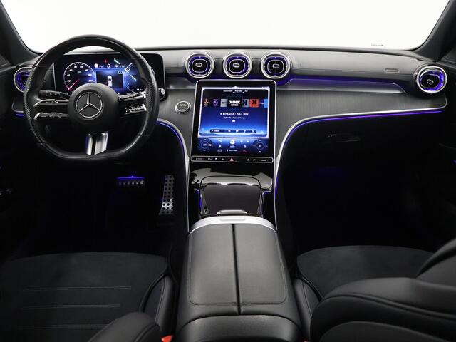 Mercedes-Benz C-KLASSE Estate 300 e AMG Line | Night | 360 camera | Panoramadak | Rijassistentiepakket | Sfeerverlichting | Premium sound system |