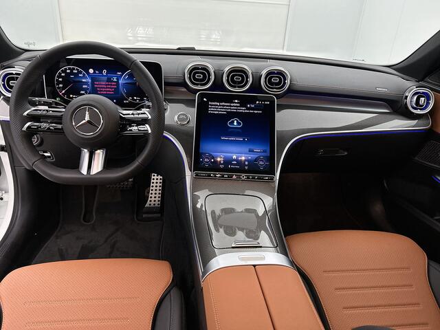 Mercedes-Benz C-KLASSE 300 e Business Solution AMG | Nightpakket | Trekhaak | Comfortpakket Plus | Panoramaschuifdak | memorypakket | Middenconsole metaalstructuur | Smartphone integratie |