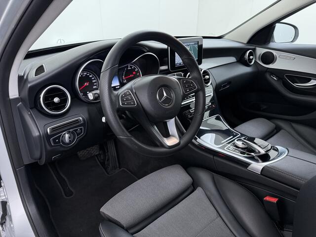 Mercedes-Benz C-KLASSE Estate 180T 157PK Automaat Premium Plus Trekhaak Adap.Cruise Distronic Plus Navi Ecc Pdc Led Stoelverwarming Elek.Stoelen Elek.Achterklep Isofix Lmv 19" Bluetooth