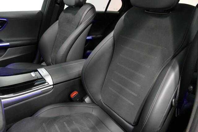 Mercedes-Benz C-KLASSE 300 e AMG Line / C63s AMG Diffuser / Panamericana Grille / Panoramadak / Elektr. verstelbare voorstoelen + memory / Ambienteverlichting / Laser Digital Light / Apple Carplay - Android Auto / Rondomzichtcamera / Stoelverwarming / 20'' LMV / Achteruitrijcam
